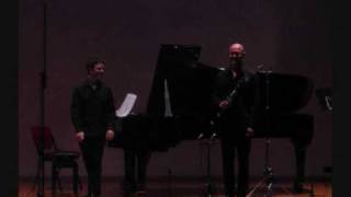 Free improvisation on Tosca quotE lucevan le stellequot for clarinet and piano [upl. by Zulch320]