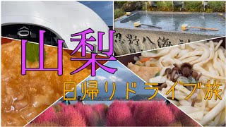 【山梨 日帰り ドライブ旅】 河口湖周辺絶品グルメamp絶景欲張りコース【Japan travelYamanashi】 [upl. by Ecneps738]