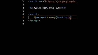 JQuery Text Hide Function jquery shorts ytshorts coding [upl. by Eleanor376]