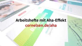 Cornelsen Arbeitshefte Für den AhaEffekt bei Lernenden [upl. by Avihs]