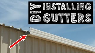 Installing Gutters on a Metal Roof StepbyStep Guide [upl. by Eachern]