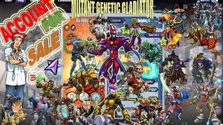 Mutant Genetic Gladiator  Sale Amazing MGG Account ID Indonesia Only [upl. by Naujik]