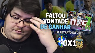 CASIMIRO REAGE BRASIL 0 X 1 ARGENTINA SUB23 ESTAMOS FORA DAS OLIMPÍADAS  Cortes do Casimito [upl. by Tiras736]