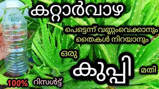 കറ്റാർവാഴ പെട്ടന്ന് വണ്ണംവെക്കാൻ കുപ്പി കൊണ്ടൊരു സൂത്രംAloevera care in malayalamkattarvazhakrishi [upl. by Pennington]