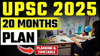 20MonthTimetable amp Planning for UPSC IAS 2025  OnlyIAS [upl. by Heathcote]