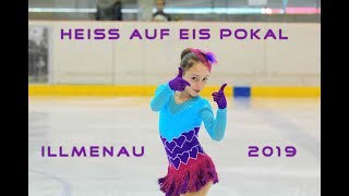 Kür Eiskunstlaufen Yella  5 Heiß auf Eis Pokal 2019 Illmenau [upl. by Yeliw]