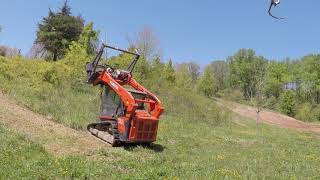 Hillside Cleanup with the Kubota SVL 752 and Loftness Battle AX Light [upl. by Smaj]