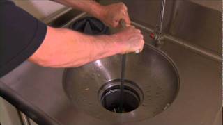 Insinkerator Commercial Garbage Disposer Operation [upl. by Macrae]