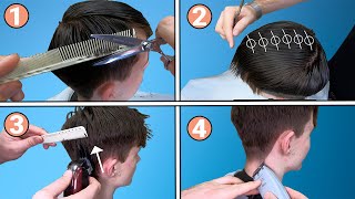 Basic Short Back and Sides Tutorial  Step by Step walkthrough For a Simple Mens Haircut [upl. by Ahearn]