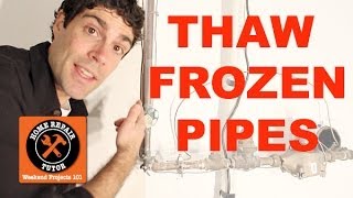 How to Thaw and Prevent Frozen Water Pipes [upl. by Aihtiekal]