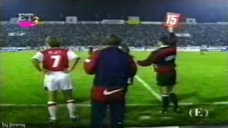 PAOK ARSENAL 10 UEFA cup 1st Round 1st Leg [upl. by Alikahs]