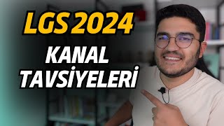 LGS 2024 Kanal Tavsiyeleri  Konu Anlatımı  Soru Çözümü [upl. by Llehcsreh]