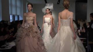 Vera Wang Spring 2012 Bridal Collection Runway Show  Behind the Scenes  NYBFW [upl. by Delp232]