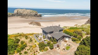 Spectacular Oceanfront Compound in Bandon Oregon  Sothebys International Realty [upl. by Lesde]