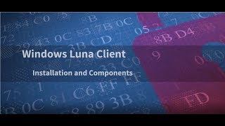 Windows Luna Client Installation and Components [upl. by Icyac]