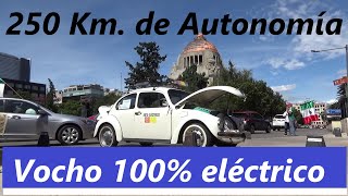 250 Km de Autonomía este Vocho es 100 Eléctrico [upl. by Naquin]