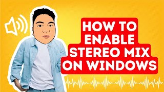 How to Enable Stereo Mix on Windows 11  Record Internal Audio StepbyStep Guide [upl. by Kursh]