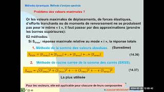 Chap14 DDS Méthodes de calcul sismique [upl. by Sedaiuqlem]