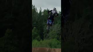 14yearsold amp absolutely ripping on a YZ125 GYTR twostroke YZ125 [upl. by Cartie]