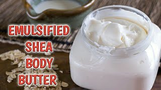 Easiest and Simplest Way To Make An Emulsified Body Butter That Wont Melt°BEAUTY BY BETTY ° [upl. by Halbert]