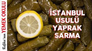 İstanbul Usulü Mükemmel Zeytinyağlı Yaprak Sarma Tarifi  Kolay ve Lezzetli🤤 [upl. by Andrew]