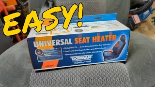 How to Install Universal Heated Seat kits its easier than youd think Installed on 73 SuperDuty [upl. by Yardley]