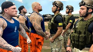 US ARMY VS EXCONVICTS Who Is Stronger [upl. by Miru]