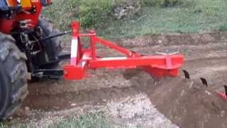 Apollo 45 hp tractor with Agmax 6ft grader blade and rippers [upl. by Budding108]