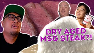 MSG DRY AGED STEAK  Guga Foods  Pro Chef Reacts [upl. by Randie]