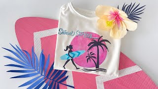 Brother blog  Zomers Tshirt met surfboard [upl. by Ierdna]