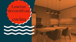 Como colocar losetas vinilicas adhesivas❓Revestir la pared de la cocina con losetas decorativas [upl. by Renat]