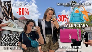 WOODBURY COMMON Luxury Outlet Shopping Vlog ft YSL Dior Fendi etc [upl. by Chadbourne541]