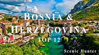 12 Best Places To Visit In Bosnia and Herzegovina  Bosnia Travel Guide [upl. by Grishilda]