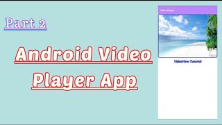 How to play video from url using VideoView  Android Studio Tutorial [upl. by Eannyl686]