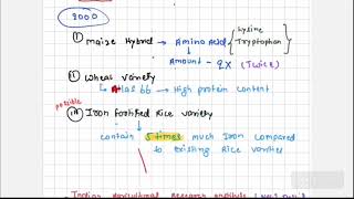 Biofortification strategies for enhancement in food production class 12 biology [upl. by Elrak582]