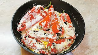 PAPRIKE U VRHNJU  jednostavan i brz rucak ili prilog  PEPPERS IN CREAM [upl. by Chap]