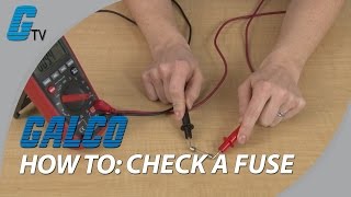 How to Check a Fuse by Testing it with a Multimeter [upl. by Yruj]