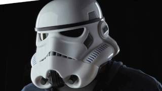 Star Wars The Black Series Imperial Stormtrooper Electronic Voice Changer Helmet [upl. by Carrnan]