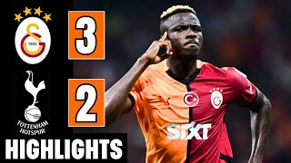 Galatasaray vs Tottenham Hotspur 32 EXTENDED HIGHLIGHTS  Victor Osimhen Goal  UEFA Europa League [upl. by Nettirb]