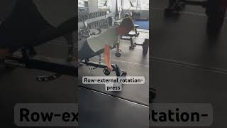 Row External Rotation and Press [upl. by Barde]