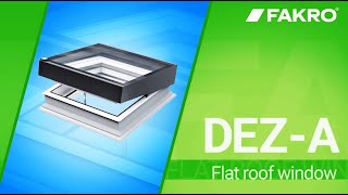 FAKRO flat roof windows  DEZA [upl. by Ogg410]