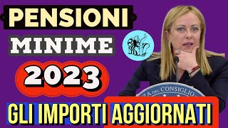 📈 AUMENTO PENSIONI MINIME 👉 I NUOVI IMPORTI del 2023 AGGIORNATI DALLA LEGGE DI BILANCIO ✅ [upl. by Enyale226]