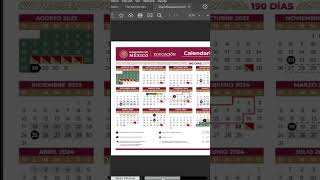 Calendario Escolar SEP 20242024 [upl. by Braunstein]