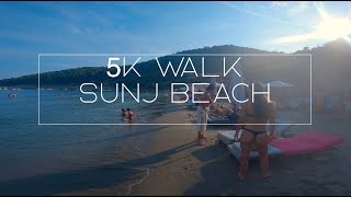 5K Walking tour Sunj beach Lopud Island Croatia 2022 [upl. by Arenat]