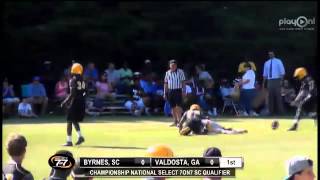 Byrnes Scores 1st Against Valdosta at National Select 7on7 Qualifier [upl. by Euton]