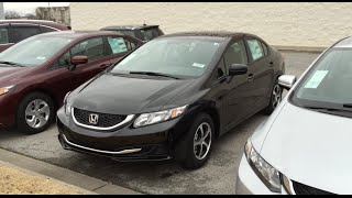 2015 Honda Civic SE Walk Around and Tour [upl. by Halac]