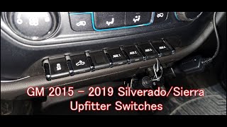 Upfitter switches 2015 2019 Chevy Silverado GMC Sierra trucks [upl. by Roper]