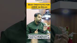 Exam Date Out For AMIE SecA amp SecB amie ieindia iei [upl. by Masao]