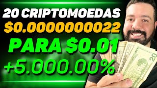 20 CRIPTOMOEDAS BARATAS MEMESGAMERS INTELIGÊNCIA ARTIFICIAL PARA FICAR RICO ATÉ 2025 [upl. by Ennaeiluj751]