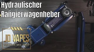 Hydraulischer Rangierwagenheber 2 Tonnen Tragkraft amp BMW F11 Gummiauflage I UNBOXING [upl. by Mehcanem]